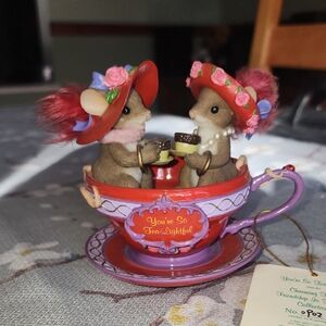 Charming Tails You're So Tea-lightful Figurine